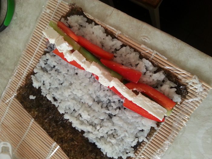 Роллы &amp;quot;Разбитое сердце самурая&amp;quot; + легкий способ варки риса