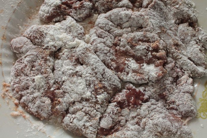 Отбивная из говяжьей печени