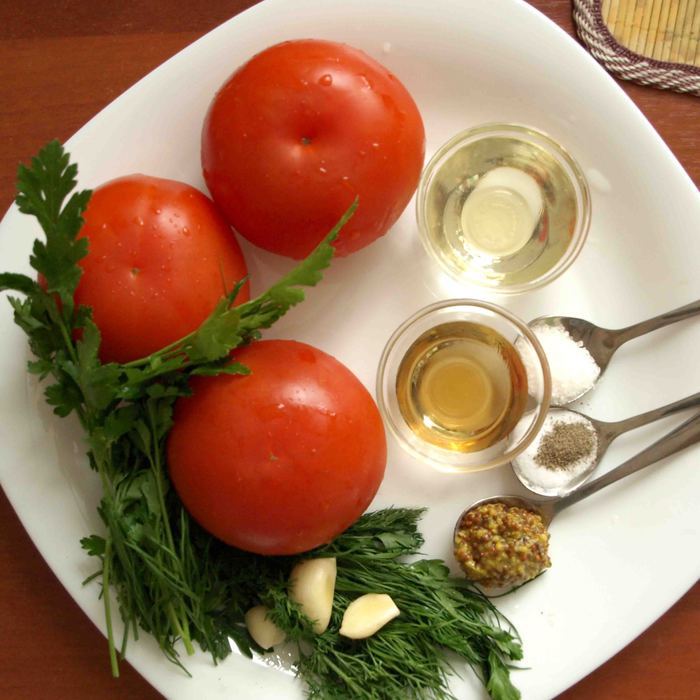 Помидоры маринованные за 30 минут