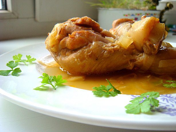 Курица в пиве