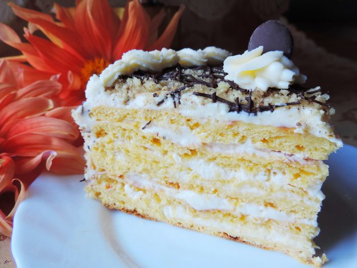 Творожно-тыквенный торт &amp;quot;Здравствуй, осень&amp;quot;