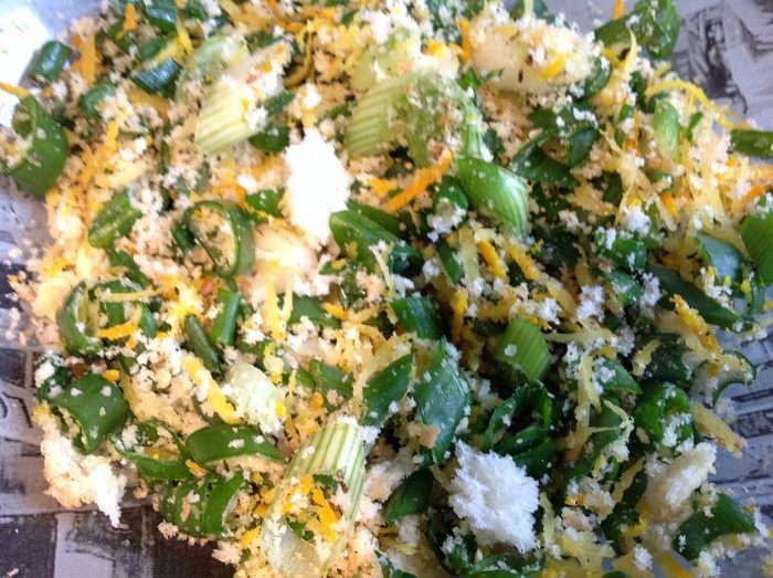 Семга в цитрусовой панировке