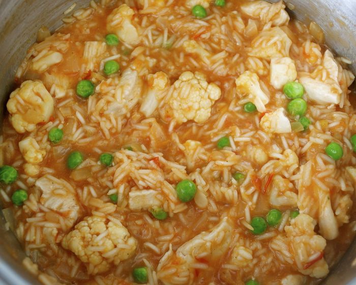 Карри из курицы с рисом