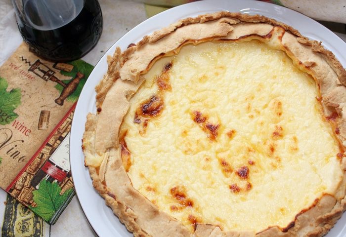 Сырная кростата