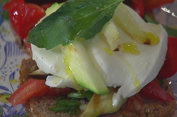 Вегетарианский клаб-сэндвич 