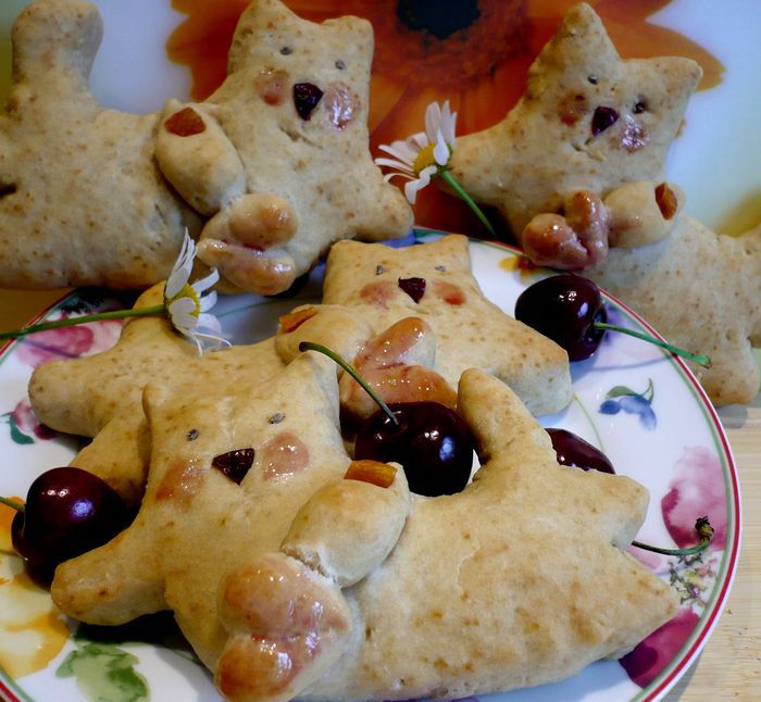 Булочки в стиле Тильда «Кошки не похожи на людей?» 