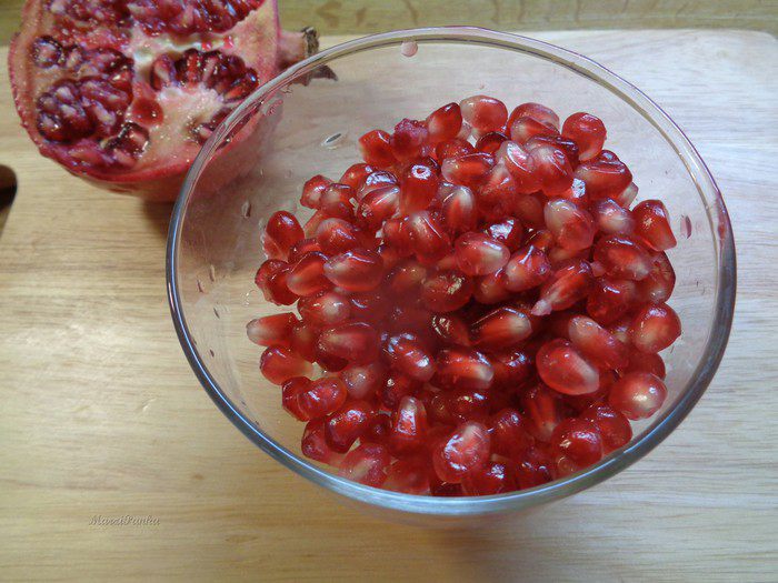 Кус-кус с бататом и гранатом