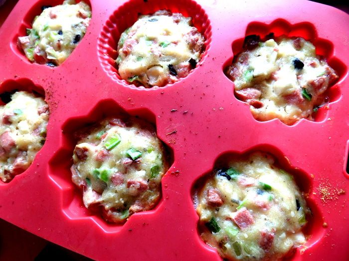 Закусочные овощные кексы