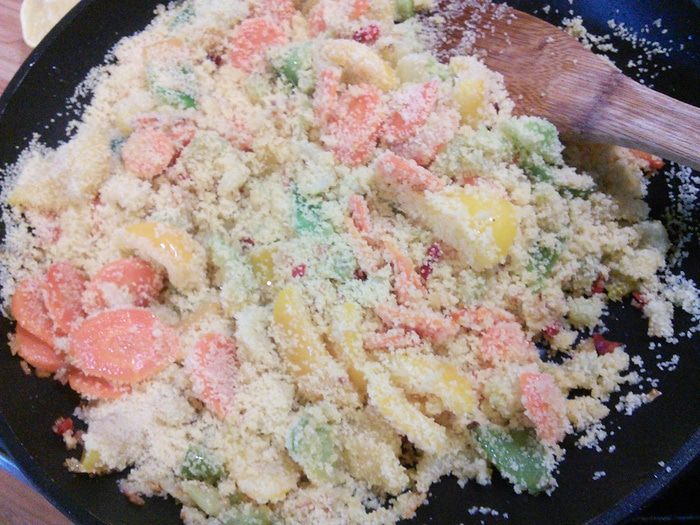 Весёлый кускус с овощами 