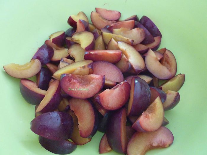 Пирог сливовый