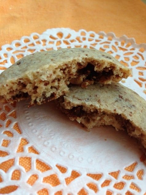 Песочное печенье с шоколадом на крахмале