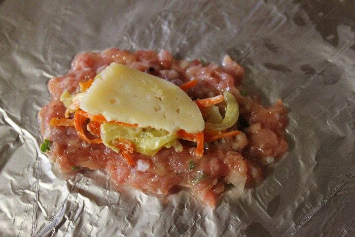 Котлеты с начинкой