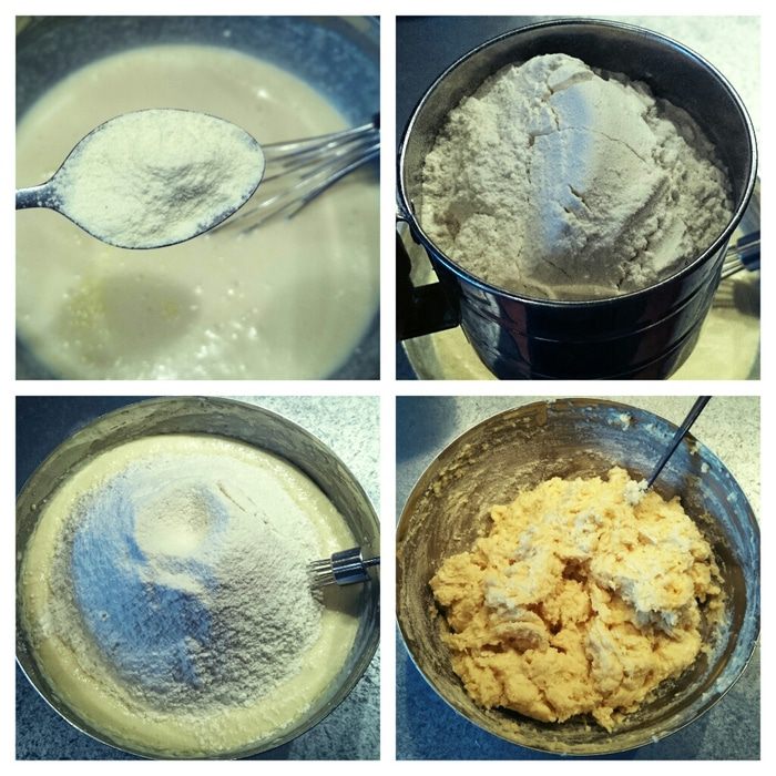 Творожные булочки с шафраном