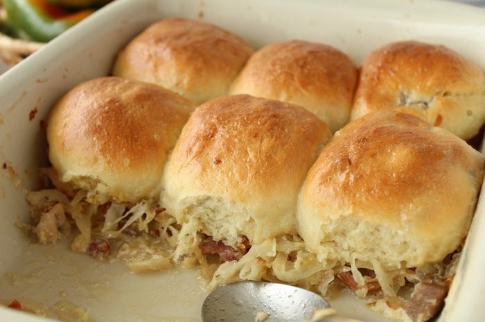 Булочки с начинкой на &amp;quot;подушке&amp;quot;