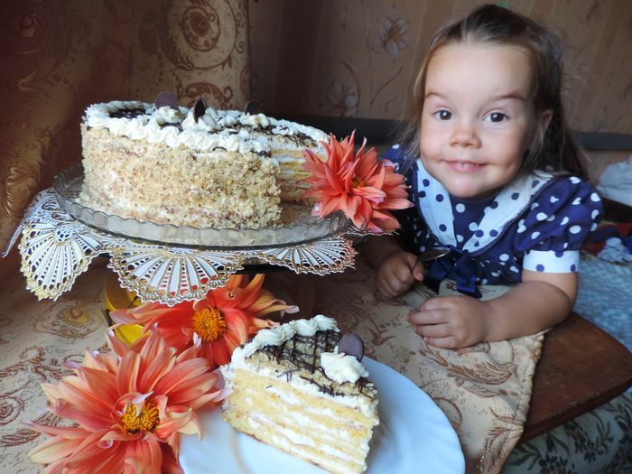 Творожно-тыквенный торт &amp;quot;Здравствуй, осень&amp;quot;