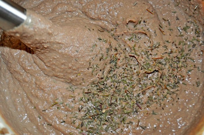 Паштет из куриной печени с кальвадосом