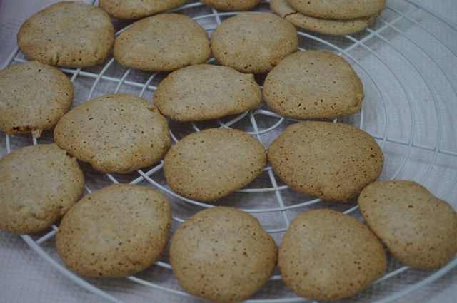 Миндальное печенье с курагой