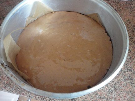 Шоколадно-вишневый торт 