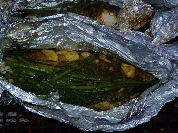 Нежный запеченный судак с начинкой