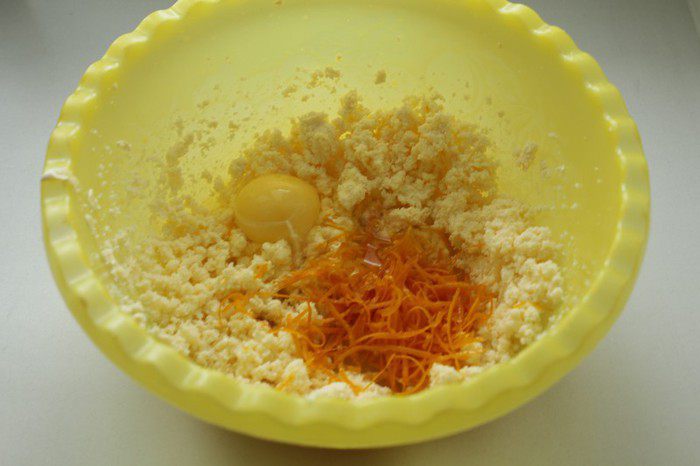  Апельсиновый кекс с шоколадом