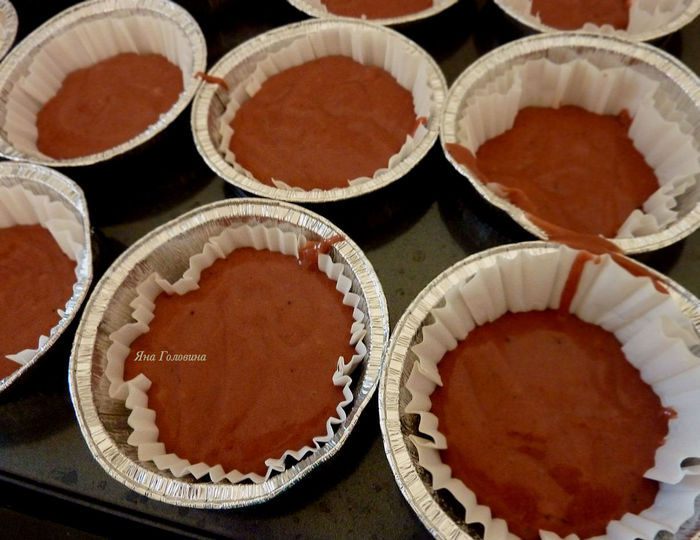 Кексы &amp;quot;Красный бархат&amp;quot; 