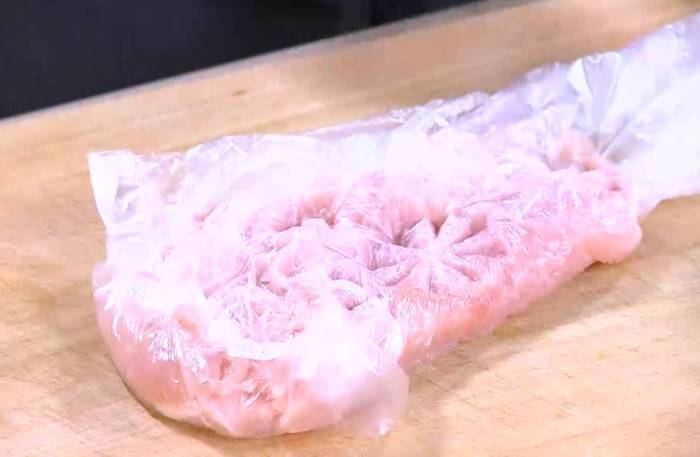 Салат с индейкой, фенхелем и миндалем 