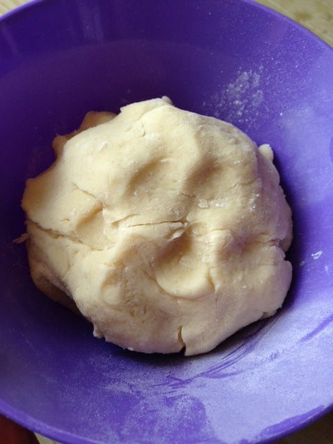 Фруктовый мини-пирог с виноградом