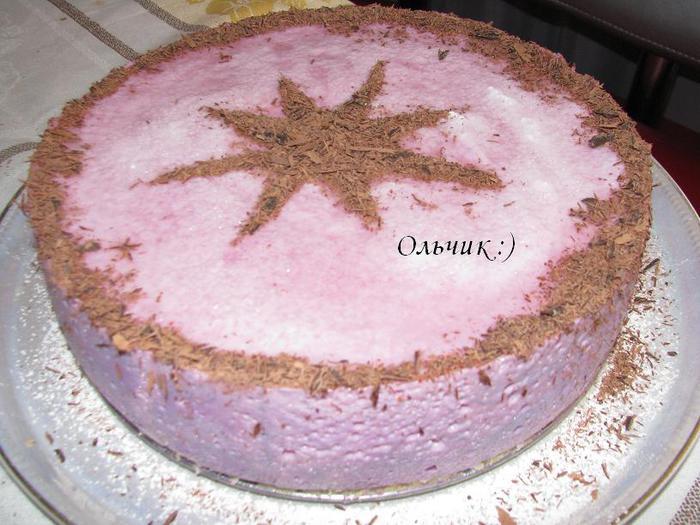 Воздушный Черри-Чизкейк (без выпечки)