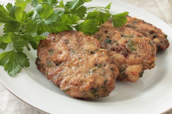 Рубленые котлеты из куриного филе и печени