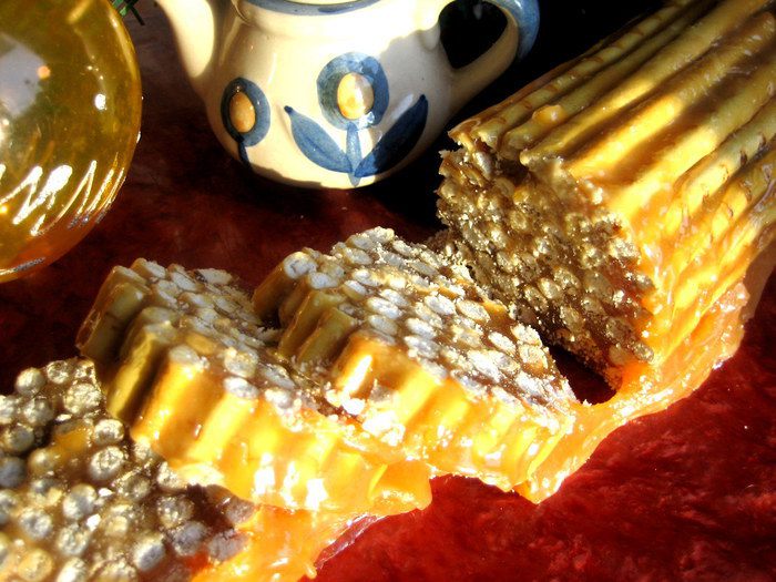 Тирамису на твороге с карамельной прослойкой