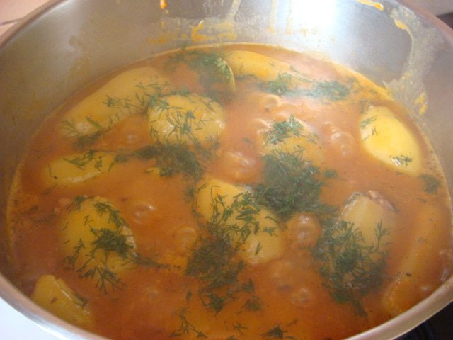 Картофель фаршированный