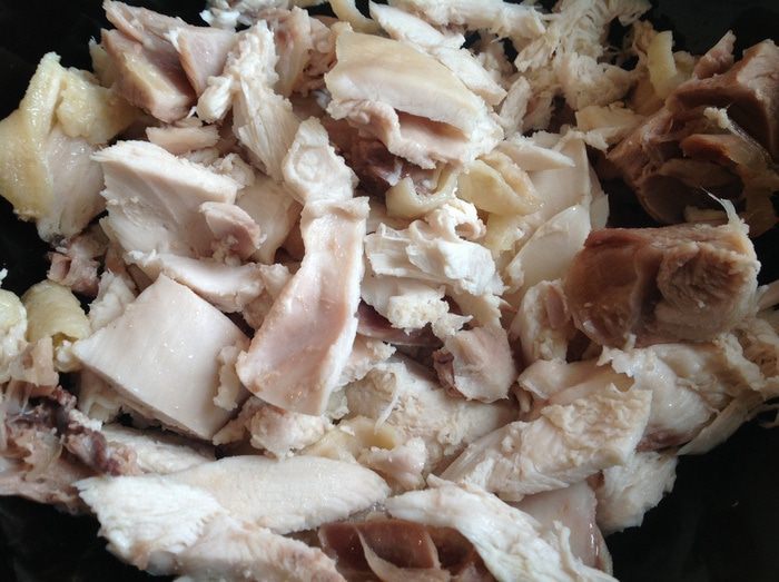 Гратен с курицей