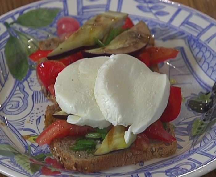 Вегетарианский клаб-сэндвич 