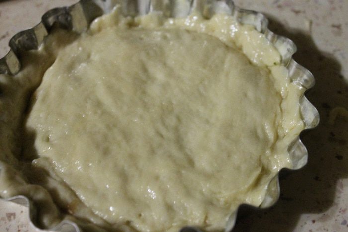 Сдобные тарталетки с нектарином