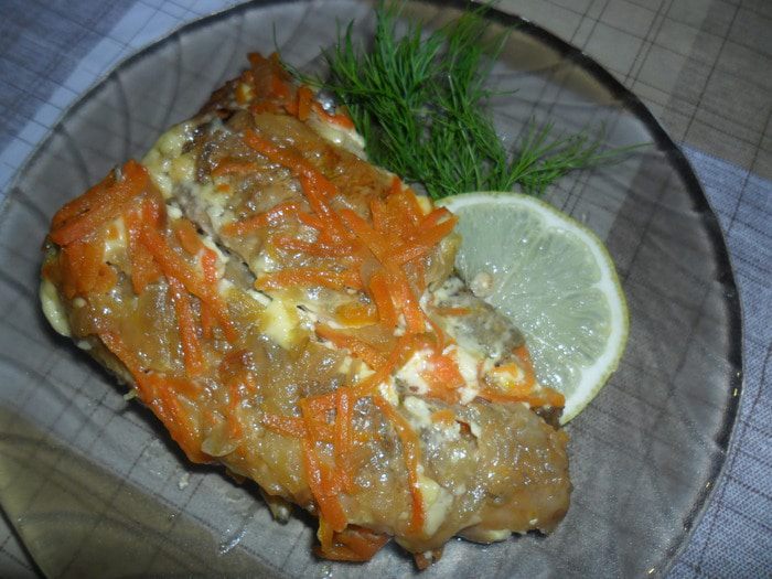 Нототения с овощами