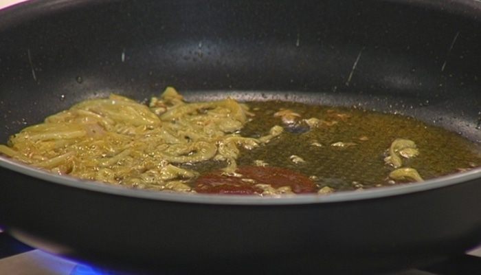 Фриттата с зеленым горошком и картофелем 