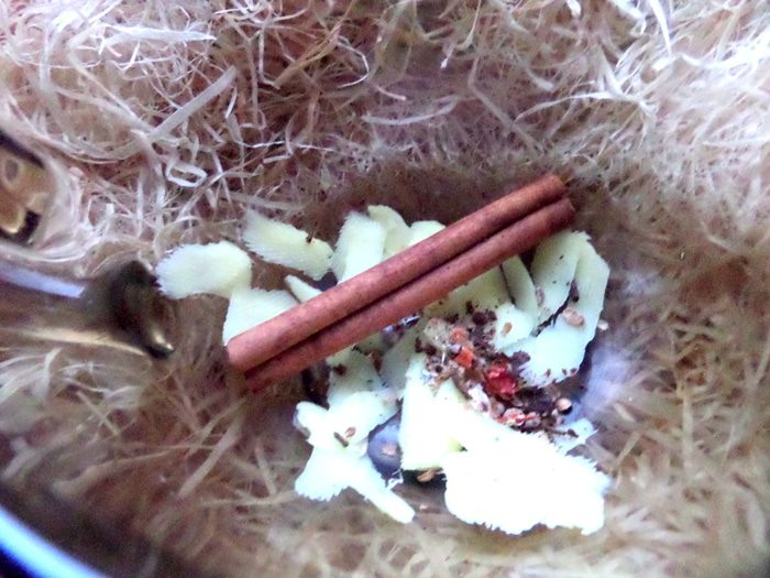 Согревающий чай со специями