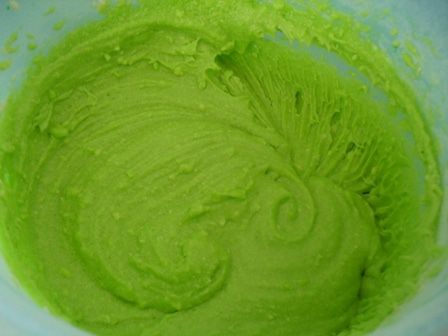 Зеленые маффины с чаем матча