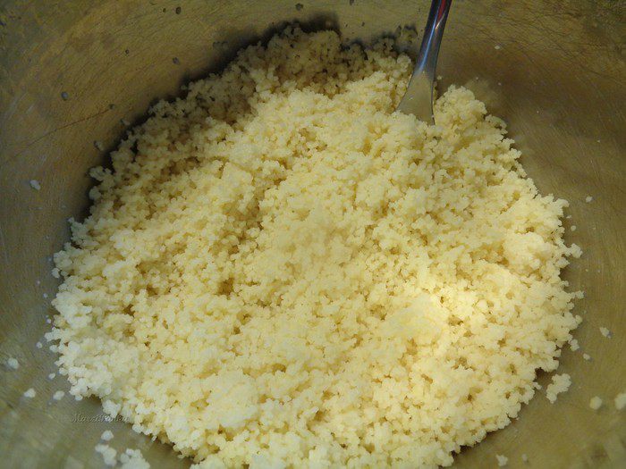 Кус-кус с бататом и гранатом