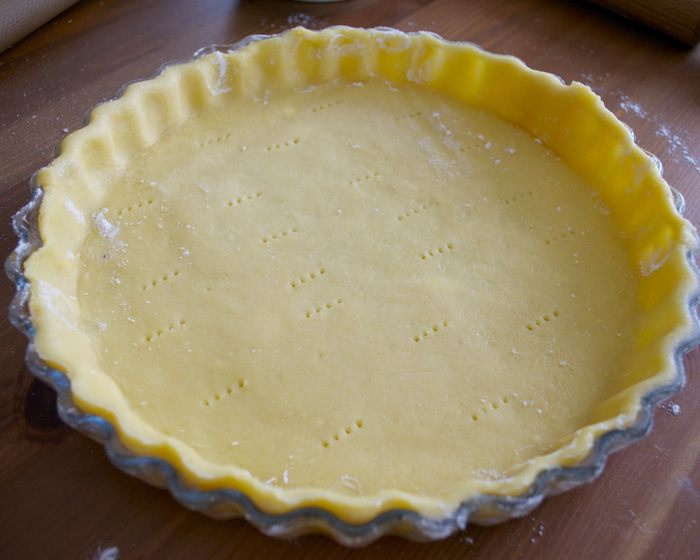 Открытый пирог с кремом франжипан (Crostata con crema Frangipane)
