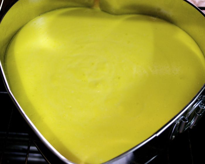 Чизкейк на рикотте с апельсинами