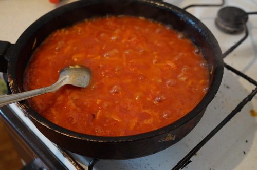 Капустник (украинский деревенский борщ)