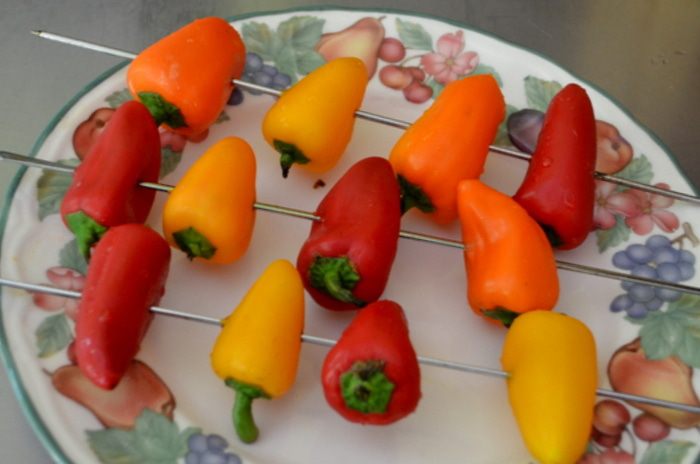 Свиной кебаб со сладким перцем