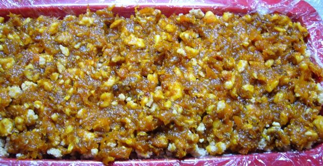 Марципановое полено