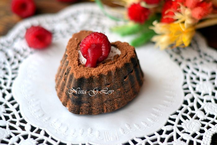 Трюфель-пирожное «Шоколадное сердце»