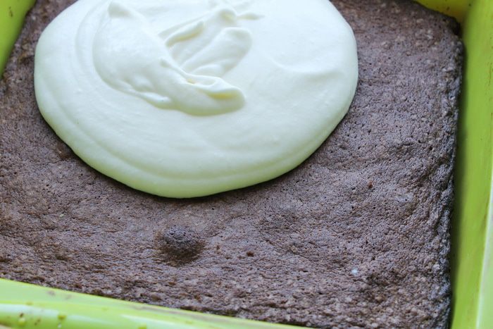 Брауни с муссом из маршмеллоу