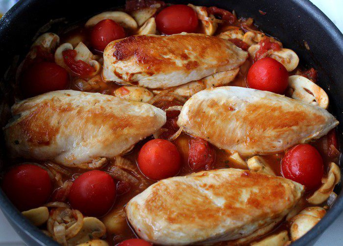 Курица по-итальянски (Каччиаторе)