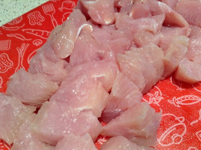 Филе индейки с ананасом