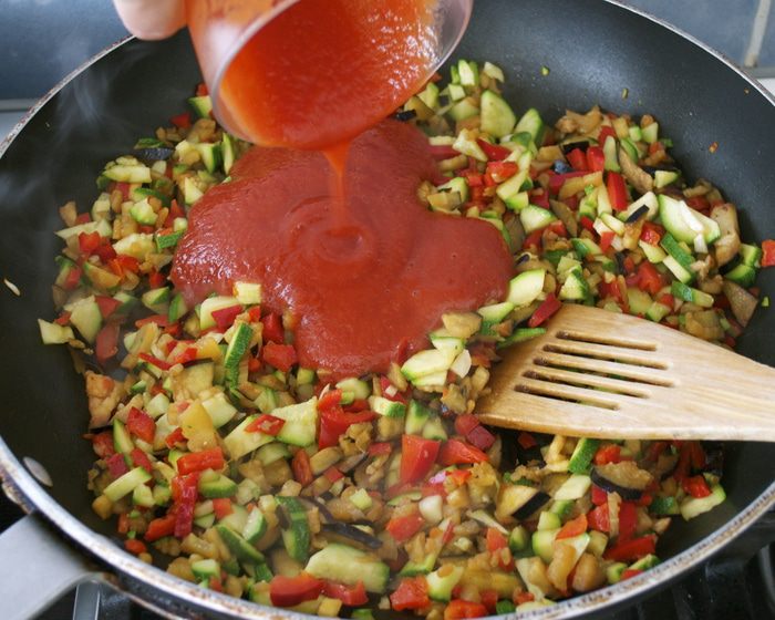 Рататуй с курицей 