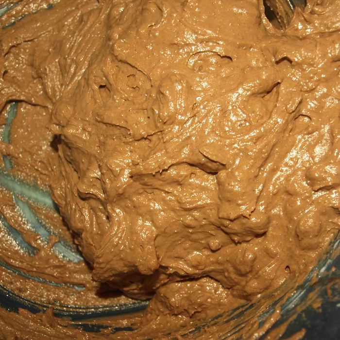 Шоколадный кекс с миндалем и орехами пекан